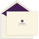 Modern Initial Folded Note Cards - Raised Ink Image 3 of 4